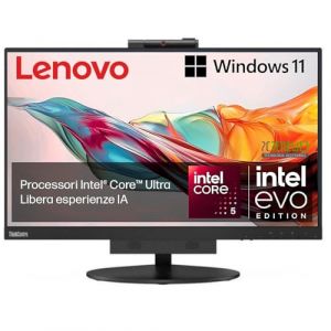 Lenovo Tout-en-Un ThinkCentre TIO22 22&Prime; Pouces | Intel Core i5 8500T | Wi-FI Int&eacute;gr&eacute; | 16 Go RAM | 256 Go SSD | Webcam | Windows 11 Pro | Microsoft Office 2021 (Reconditionn&eacute;) (PcRenewed - AffariShop, neuf)
