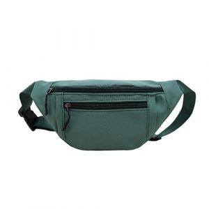 XSDSLS Sac Banane pour Femme Homme Nylon Sac &agrave; Bandouli&egrave;re Sacoche Banane Petit Etanche Sacoche Bandouli&egrave;re pour Randonn&eacute;e Voyager Travailler Gym Course &agrave; Pied (Vert) (XDLING, neuf)