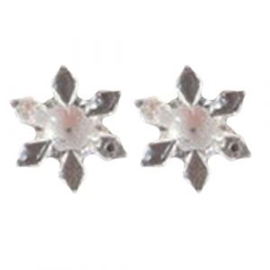 Épingle à cheveux de Noël en forme de flocon de neige - Accessoire de photo élégant et transparent (JAYnadwd, neuf)