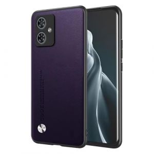 EASSGU Coque de T&eacute;l&eacute;phone pour Motorola Moto g54 / Motorola Moto g54 Power (6.5" inches), Etui en Cuir de Style Business - Violet fonc&eacute; (EASSGU, neuf)