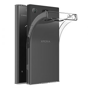 AICEK Coque Sony Xperia XZ1 Compact, Transparente Silicone Coque pour Sony Xperia XZ1 Compact Housse Silicone Etui Case (4,6 Pouces) (AICEK EU Store, neuf)