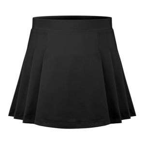 SPFASZEIV Jupe de Tennis pour Filles Jupe de Golf Pliss&eacute;e pour Enfants avec Poches pour Short Jupe-Short de Athl&eacute;tique 10 &agrave; 12 Ans Noir (SPDgoodshop, neuf)