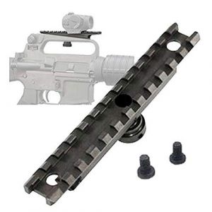 Gexgune 223 Poignée de Transport Amovible M4 M16 Support de Lunette de visée AR15 avec Double Ouverture A2 Rail de visée arrière Picatinny Base de Rail supérieure Standard de 20 mm (Aeryoyo FR, neuf)