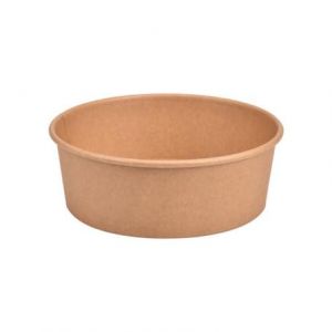 Arredo Chef Bol Salade Kraft à Emporter Jetable - Lot de 50 Pièces (Sans Couvercle, 1300 ML) (Arredochef, neuf)