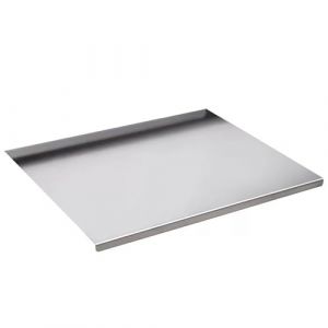 Planche &agrave; d&eacute;couper en titane pur avec rebord de comptoir, 99,6 % de titane pur, 1 mm d'&eacute;paisseur, surface antiadh&eacute;sive, parfaite pour la cuisine, camping, barbecue (XL) (Ti-Vision, neuf)