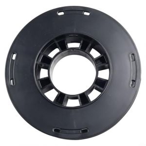 Enrouleur de c&acirc;ble vide en plastique pour ranger des lumi&egrave;res de No&euml;l, des fils, des cordes, des c&acirc;bles Ethernet ou audio, 150 mm de diam&egrave;tre, noir, bobine portable l&eacute;g&egrave;re pour organiser et emballer (youwort, neuf)