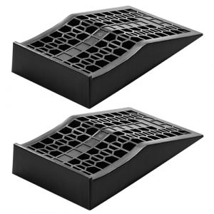 VEVOR Rampe de Voiture, 2 PCs, Rampe d'acc&egrave;s Portable &agrave; Profil Bas pour Voiture, capacit&eacute; de 9072 kg, Hauteur de Levage de 66 mm, pour vidange, Inspection et r&eacute;paration de v&eacute;hicule &agrave; ch&acirc;ssis Bas (VEVOR Direct Store FR, neuf)