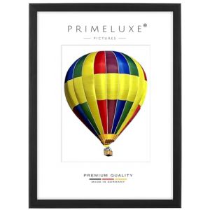 PrimeLuxe Cadre photo en bois 32 x 45 cm (Dimension de l'image) en Pin-Noir | Couleur et taille sélectionnables | pour affiches | Puzzle | collage de photos (E-Commerce DELUXE, neuf)