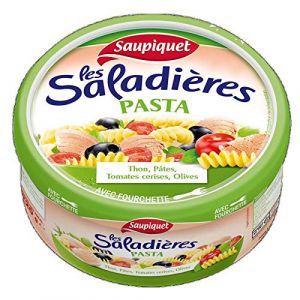 Saupiquet - Les Saladières Pasta Snacking 220G - Lot De 4 - Livraison Rapide En France - Prix Par Lot (J&S France, neuf)