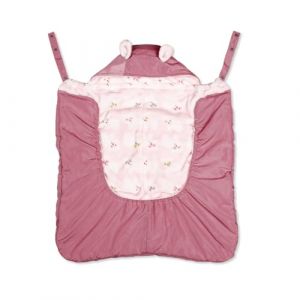 SONARIN Coupe-Vent Couverture pour Porte B&eacute;b&eacute;,Chaude Housse de Porte-B&eacute;b&eacute; Hiver &agrave; Capuche avec Polaire Corail Doublure,Universelle Chanceli&egrave;re Cape de Transporteur avec Poche Avant(Rouge Vin) (SONARIN FR, neuf)