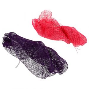 WOONEKY Lot de 2 &Eacute;ponges de Bain Exfoliantes Africaines en Filet &Eacute;lastique, Longue Bande pour Dos, Couleurs Rose Vif et Violet Fonc&eacute;, Exfoliant Corporel pour Sauna et Quotidienne, Mousse (Jan Yagers, neuf)
