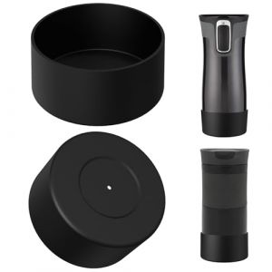 Linkidea Lot de 2 prot&egrave;ge-Bouteilles compatibles avec Contigo West Loop 2.0 16oz/20oz/24oz, Huron 2.0 16oz/20oz, Protection antid&eacute;rapante en Silicone (Noir) (LinkideaEU, neuf)
