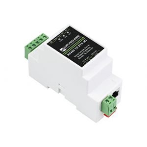 RS485 vers RJ45 Ethernet Serveur Série Convertisseur TCP/IP vers Série Module Support Modbus Gateway, MQTT/JSON vers Modbus, et Modes de Communication Multiples, Support de Montage sur Rail (Bolin Electronic, neuf)