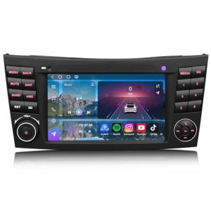Erisin 7" 8+128GO Snapdragon CPU Android 14 Autoradio pour Mercedes Benz Classe E/CLS W211 W219 GPS Navigateur sans Fil Carplay WiFi DSP Bluetooth 5.1 Canbus SWC &Eacute;cran Tactile (Erisin-Car Multimedia, neuf)