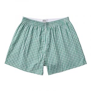 Hialegion Pantalon de Pyjama pour Femme Coton Doux Pantalon de Pyjama pour Femme Boxer Short d'été Short Décontracté Damier Vert M (HiaLegion, neuf)