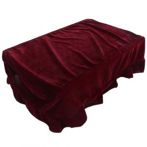 STOBAZA Housse &Eacute;lastique pour Si&egrave;ge de Tabouret de Piano Velours Dor&eacute; Protection Confortable pour Tabouret Double pour Maison et Bureau (Vitong, neuf)