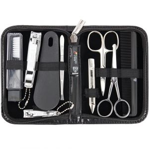 TROIS EPÉES | Kit/set/ensemble/trousse de manicure - manucure - pédicure - beauty/beaute - soins des ongles/personnels/mains/pieds | 10 pièces | marque de qualitè (634511) (3 Swords Solingen, neuf)