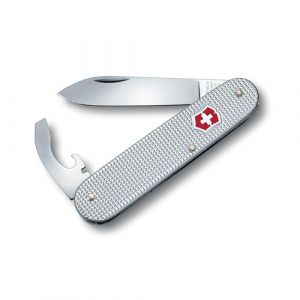 Victorinox Couteau de Poche Bantam, Petit, 5 Fonctions, Swiss Made, Outil Multifonction avec Lame, Ouvre-Boîtes, Tournevis, Argent (Zero-One-Factory GmbH, neuf)