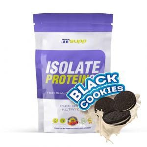 MM Supplements - Protein Isolate 90 CFM - 1 Kg - Plus grande puret&eacute; - pour perdre du poids - Secouer pour gagner de la masse musculaire - R&eacute;cup&eacute;ration musculaire - Go&ucirc;t de Black Cookies (MASmusculo, neuf)