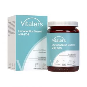 Lactobacillus Gasseri avec FOS Vitaler's &ndash; 60 g&eacute;lules, Vegan, Formule Pure, Approvisionnement pour 2 Mois (Vitaler's Official, neuf)