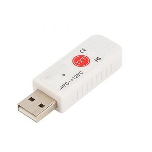 Enregistrement de Données de Température de Thermomètre USB pour PC Portable, Enregistreur de Données de Température USB avec Double Affichage de Mesure de Température, Fonction (Bewinner151, neuf)