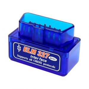 NHQZ OBD2 Diagnostic Voiture Multimarque,MINI ELM 327 OBD 2 Scanner Diagnostic Voiture pour Android/iOS/Windows,Lecteur de Code Voiture pour Diagnostic Système Moteur OBD-II,Erreur Codes, Température (NHQZ, neuf)