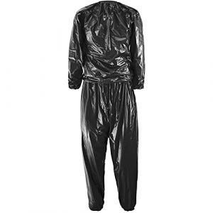 Combinaison de Sudation pour Homme et Femme, Grande Taille, Combinaison d'entraînement, de Course, de Sauna, Durable, Manches Longues, vêtements de Sudation Amincissants, Anti-déchirure, survêtement (Honghang Global Trading Company, neuf)