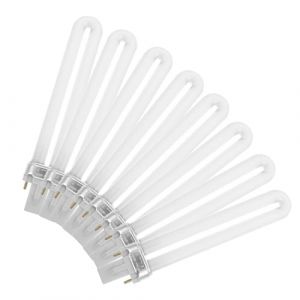 SAFIGLE Tube De Lampe à Ongles Uv 9w, Lot De 8 Pièces, Taille Standard, Compatible Lampe à Gel, Séchage Gel Uv Et Colle Led, Utilisation Professionnelle Pour Manucure (KKater, neuf)