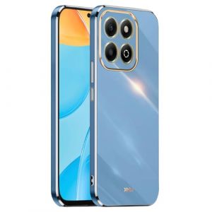 EASSGU [Cadre Galvanis&eacute; Coque pour Honor 200 Smart/Honor X7C (6.8" inches) Etui de Protection en Silicone TPU - Bleu Marine (EASSGU, neuf)