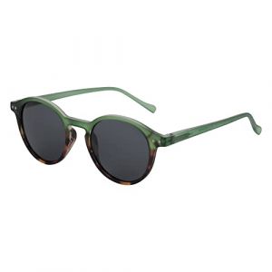 ZENOTTIC Lunette de soleil polaris&eacute; R&eacute;tro Classique Ronde R&eacute;tro Lunettes de soleil UV400 Cadre Homme Femme (MojingTec123, neuf)