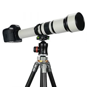 Téléobjectif EF/EF-S JINTU 650-1300mm F8 Zoom Objectif pour Canon EOS SLR 4000D 2000D 80D 90D 5D III 6D 7D II 60D 70D 250D 750D 760D 1200D 1300D 1500D 650D 550D 450D 400D Nikon D90 D5600 D780 D3200 (jintu98, neuf)