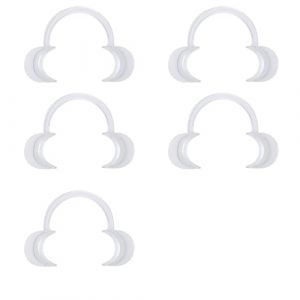 JUGUTA 5 Pcs Ecarteur Bouche, C-Forme Ouvre Ecarteur Dentaire Pour Inspection Orale, Le Traitement, Blanchiment Dents, M&acirc;che-Mots Pour Jeux De Soci&eacute;t&eacute; Famille (ROXYROX FASHION, neuf)