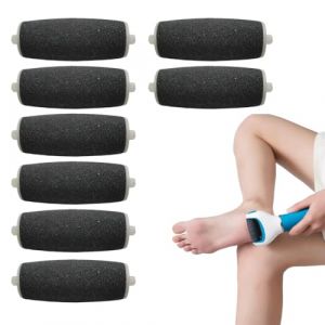 OUDQFCJ 8 Recharges Extra Rugueuses Compatibles avec Scholl Velvet Smooth pour Râpe Électrique à Pieds - Set de Pédicure pour Éliminer les Callosités et Peaux Dures (Mapico, neuf)