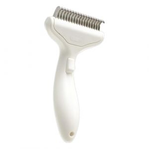 Brosse Anti-Peluche pour Chat - Peigne En Acier Inoxydable Auto-Nettoyant | Peigne Pour Perte Et &Eacute;limination Des Poils - pour Nettoyage Quotidien, Ext&eacute;rieur, Int&eacute;rieur, D&eacute;m&ecirc;lage, Bain, Toilettage, Mai (abola, neuf)