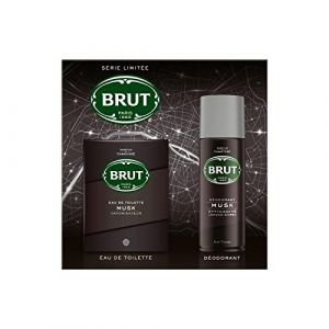 BRUT COFFRET DÉODORANT & EAU DE TOILETTE MUSK, BRUT, UNITÉ (CHANNEL TOYS, neuf)