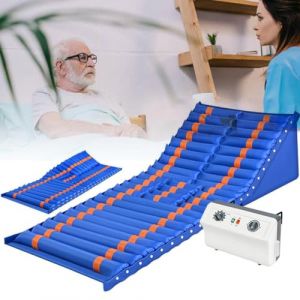 GYQSSD Matelas à Pression Alternée, Matelas Pneumatique Anti-Escarres, Matelas Pneumatique Médical avec Fonction De Levage Et De Retournement Gauche Et Droit, pour Le Traitement des Escarres (YONGQINGSHOP, neuf)