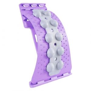Planche d'&eacute;tirement du dos, appareil orthop&eacute;dique r&eacute;glable sur 4 niveaux, appareil de massage lombaire et &eacute;tirement du dos, pour correction musculaire, &eacute;paule, cou (deyans, neuf)