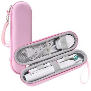 ProCase &Eacute;tui pour Brosse &agrave; Dents &Eacute;lectrique Oral-B Vitality Pro/Oral-B Pro/Oral-B IO/Philips Sonicare, Bo&icirc;te de Protection Rigide Antichoc, Prot&egrave;ge-Brosse &agrave; Dents Compact de Voyage -Rose (ChangBo Store, neuf)