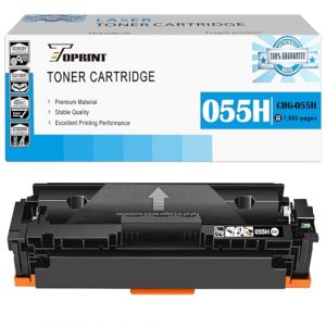 055H CRG-055H CRG055H 3020C002 Cartouche de Toner Compatible Noir Haute Capacit&eacute; 7600 Pages pour Imprimante Canon i-SENSYS MF744 MF744Cdw MF742 MF742Cdw LBP663 LBP663Cdw LBP664 LBP664Cx MF746 MF746Cx (EK-OFFICE, neuf)