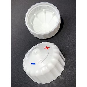 2 x Capuchon de Protection de Valve thermostatique de radiateurs, r&eacute;gulateur Manuel pour vanne thermostatique, Capuchons de r&eacute;gulation Manuelle Solides M30x1,5 (UR.HAPPY, neuf)