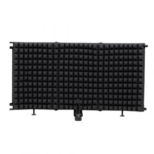 Bouclier d'isolation pliable de bureau avec panneau d'absorption acoustique haute densité pour un son clair dans les studios (SLXHDZKJ, neuf)