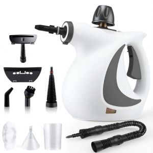 Anluomania Nettoyeur Vapeur 1050W, Nettoyeur vapeur Portable 350ML, Nettoyeur Vapeur &agrave; Main Avec 9 Accessoires, Nettoyeur Vaporisateur 3Bar, Nettoyeur &agrave; vapeur, Steam Cleaner pour Vitre,cuisine,Tapis (IGALA MARKET S.R.L., neuf)