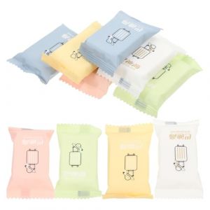 Yardwe Lot de 10 Serviettes Jetables Compress&eacute;es Visage, Mini Serviettes Portables en Coton Doux, Voyages et Soins Peau, Accessoires Hygi&egrave;ne Pratique et Absorbants (Antique Guyue, neuf)