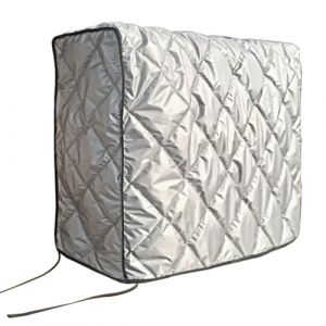 Cache Clim Exterieur, Housse Pompe a Chaleur Piscine, Mat&eacute;riau Composite 5 Couches, Anti Poussi&egrave;re, Imperm&eacute;able, Isolation Thermique(90x40x60CM/35x16x24IN) (WUXTOKV, neuf)