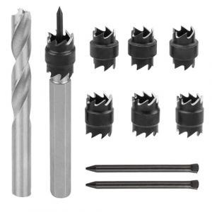 Treki 10pcs Foret à Dépointer HSS Foret de Soudage par Points 3/8" & 5/16" Coupeur de Soudage par Points Outil de Forage de Soudage Dissolvant pour Automatique de Soudage par Perceuse Électrique (Treki, neuf)