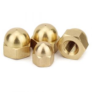 CONPHERON Écrou Borgne en Laiton, Écrou Hexagonal à tête Bombée Ecrou Cache-Boulons M3, 20 pcs (CONPHERON, neuf)
