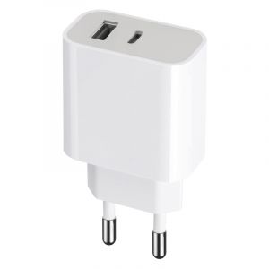 acce2s Chargeur Rapide pour Doro Aurora A10 A30 Leva L30 L20 L10 8100 Plus 8220 8062 A Clapet 6880 6820 Double Ports USB C 20W (Acce2S, neuf)