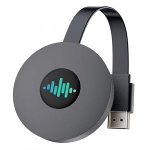 5G Dongle HDMI sans Fil, 4K Adaptateur Affichage Miracast/AirPlay/DLNA - Transmission &Eacute;cran pour iPhone, Android, Windows, Mac vers TV, Projecteur, Moniteur (Noir de Carbone) (Happy fruit-uk, neuf)