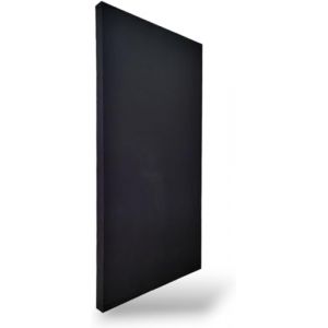 STOP SOUND Panneau acoustique 124x64x5 pour studio, bureau, maison, haute qualité, absorption du bruit (Noir) (Home Design24, neuf)