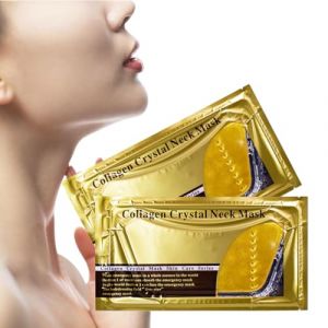 ZORVYN 2 Pi&egrave;ces Masque en Cristal pour le Cou, Patchs Anti-Rides D&eacute;collet&eacute;, Contre les Plis de la Poitrine (SESINEND, neuf)